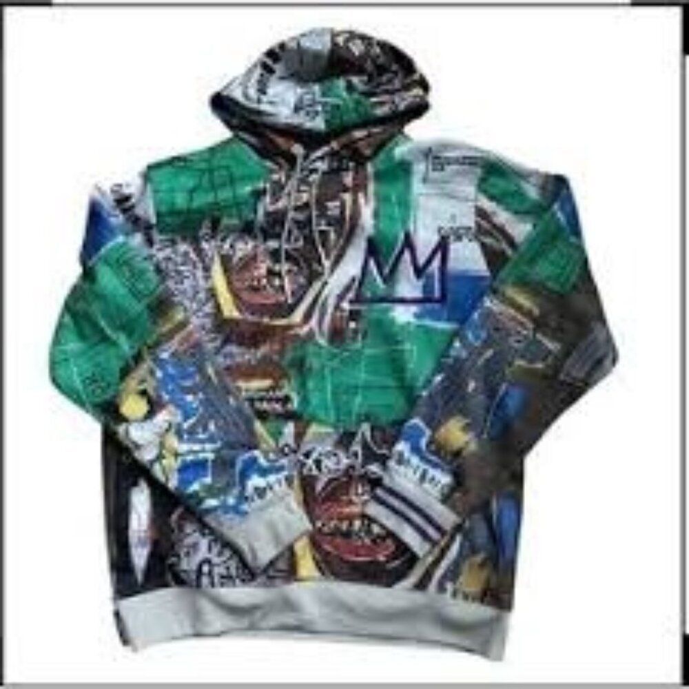 Jean-Michel Basquiat + Members Only Men’s M Pullover Hoodie Sweatshirt